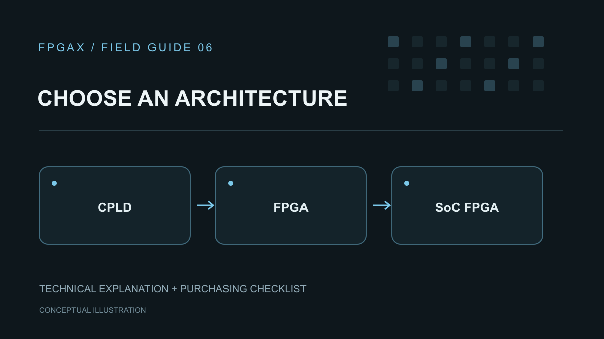 FPGA, CPLD or SoC FPGA: Questions to Ask Before Shortlisting
