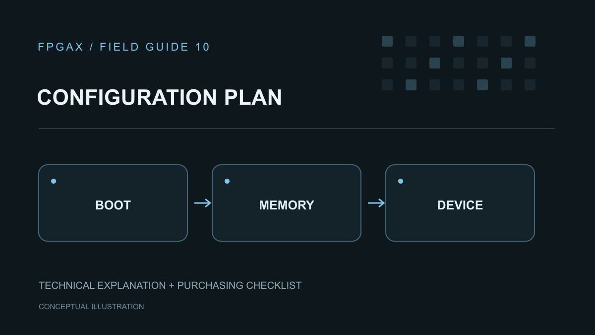 FPGA Configuration Memory: Questions to Resolve Before Ordering