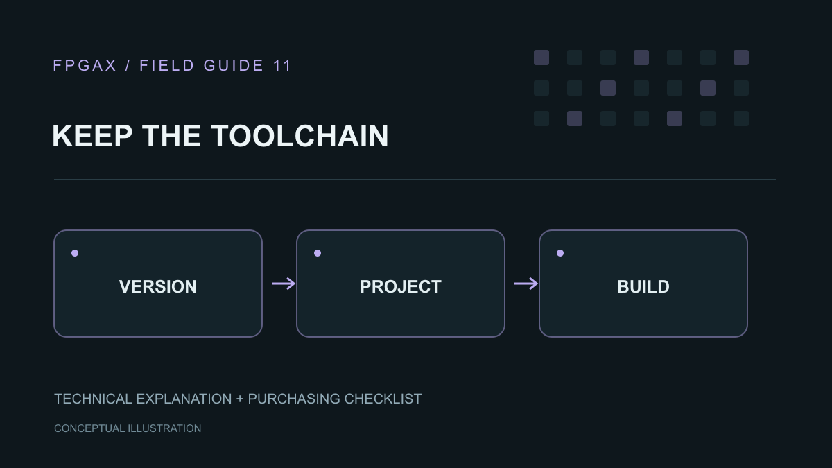 Legacy FPGA Toolchains: Check Device, IP and Build Support